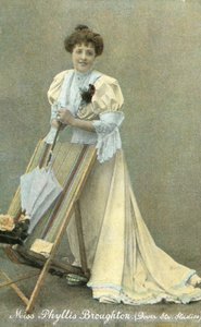 Phyllis Broughton, English stage actress by English Photographer