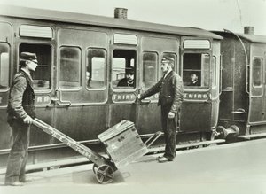 Platform Porters at a Railway Station, 1885