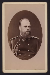 Portrait, Czar Alexander III of Russia by English Photographer