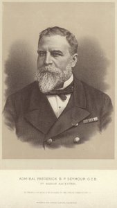 Portrait of Admiral Frederick B P Seymour by English Photographer