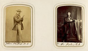 Portraits of John Phillip and John Henry Foley by English Photographer
