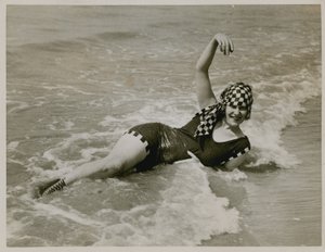 Posing on Brighton Beach by English Photographer