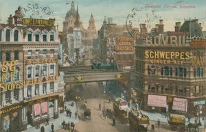 Ludgate Circus, London, 1913 by English Photographer