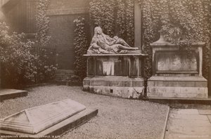 Grave of Oliver Goldsmith in the Inner Temple by English Photographer