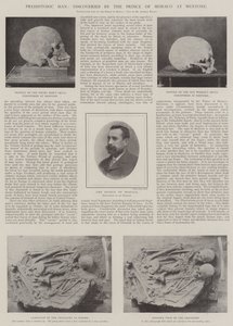 Prehistoric Man, Discoveries by the Prince of Monaco at Mentone by English Photographer