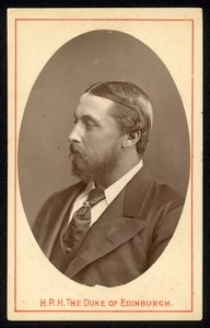 Prince Alfred, Duke of Edinburgh by English Photographer