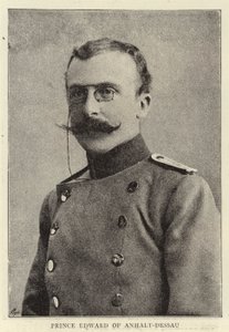 Prince Edward of Anhalt-Dessau by English Photographer