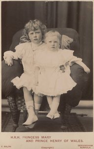 Princess Mary and Prince Henry of Wales by English Photographer