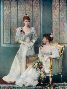 Princess Victoria of Wales and Princess Charles of Denmark