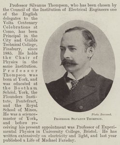 Professor Silvanus Thompson