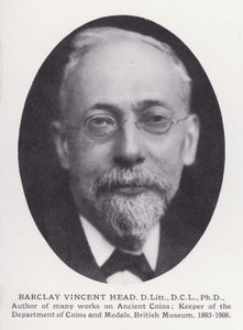 Prominent Men of London: Barclay Vincent Head by English Photographer