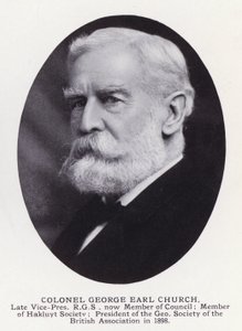 Prominent Men of London: Colonel George Earl Church by English Photographer