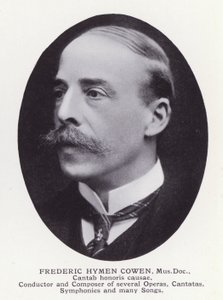Prominent Men of London: Frederic Hymen Cowen by English Photographer