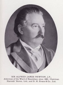 Prominent Men of London: Sir Alfred James Newton by English Photographer
