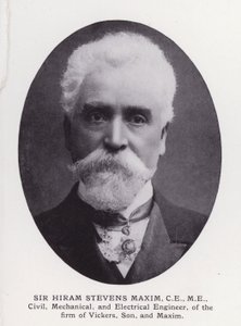 Prominent Men of London: Sir Hiram Stevens Maxim by English Photographer