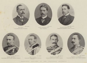 Prominent Officers of the Volunteer Movement by English Photographer
