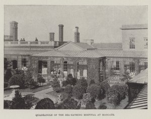 Quadrangle of the Sea-Bathing Hospital at Margate by English Photographer