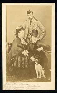 Queen Victoria, Princess Beatrice and Prince Arthur