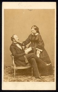 Queen Victoria and Prince Albert by English Photographer