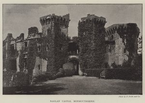 Raglan Castle, Monmouthshire by English Photographer
