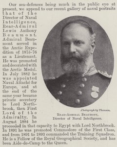 Rear-Admiral Beaumont, Director of Naval Intelligence by English Photographer