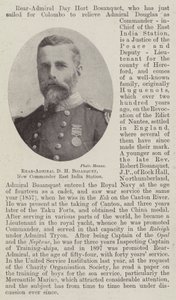 Rear-Admiral D. H. Bosanquet, New Commander East India Station by English Photographer