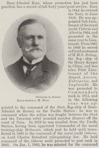 Rear-Admiral H Rose by English Photographer