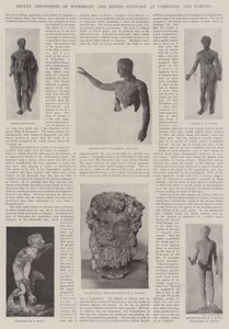 Recent Discoveries of Submerged and Buried Statuary at Cerigotto and Pompeii by English Photographer