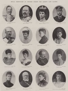 Royal Personages at Osborne during the Queen