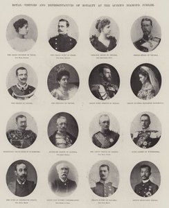 Royal Visitors and Representatives of Royalty at the Queen