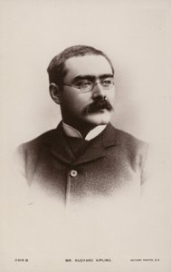 Rudyard Kipling (1865-1936), English short story writer, poet and novelist by English Photographer