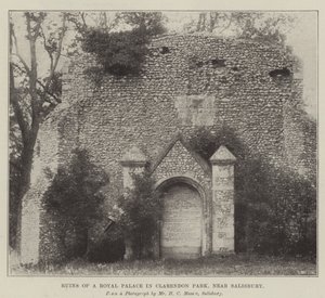 Ruins of a Royal Palace in Clarendon Park, near Salisbury