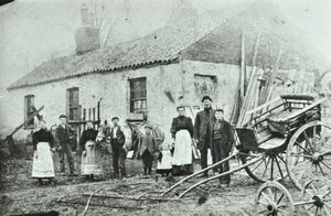 Saint Gothard Road: farm cottages, 1880 by English Photographer