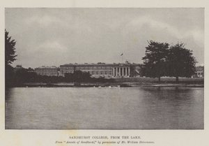 Sandhurst College, from the Lake by English Photographer