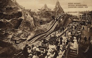 Scenic Railway, Imperial International Exhibition, London by English Photographer