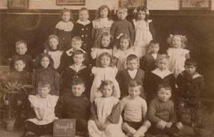 School children, Norfolk, early 20th century by English Photographer