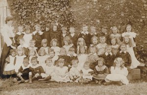 School children, Norfolk, early 20th century by English Photographer