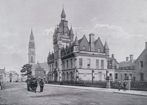 Scotland: Greenock, the Court House by English Photographer