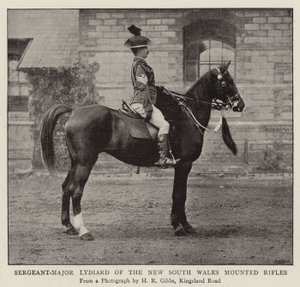 Sergeant-Major Lydiard of the New South Wales Mounted Rifles by English Photographer