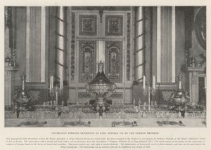 Silver-Gilt Epergne Presented to King Edward VII by the German Emperor by English Photographer