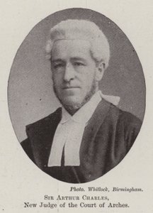 Sir Arthur Charles, New Judge of the Court of Arches by English Photographer