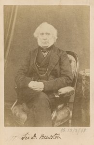 Sir D Brewster by English Photographer