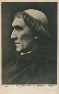 Sir Henry Irving as Becket by English Photographer