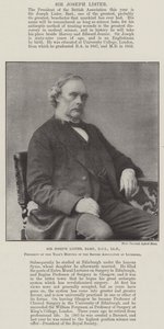 Sir Joseph Lister, Baronet, DCL, LLD, President of this Years Meeting of the British Association at Liverpool by English Photographer