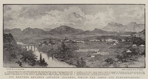 Sir Redvers Bullers Advance, Colenso, where the Boers are concentrating by English Photographer
