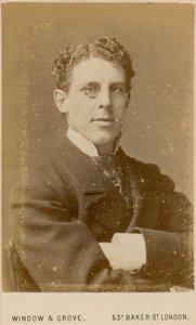 Sir Squire Bancroft by English Photographer