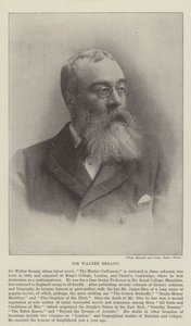 Sir Walter Besant by English Photographer