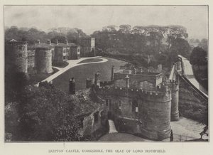 Skipton Castle, Yorkshire, the Seat of Lord Hothfield by English Photographer