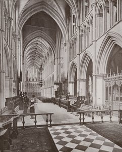 Southwark Cathedral, the Choir and Nave, looking West by English Photographer