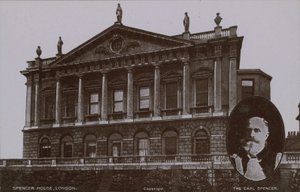 Spencer House, London (inset: The Earl Spencer) by English Photographer